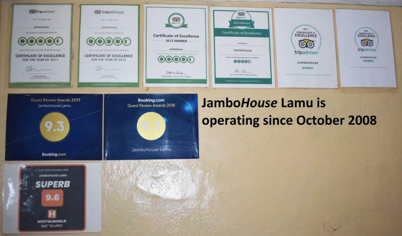 Jambohouse Lamu Bed & Breakfast Dış mekan fotoğraf